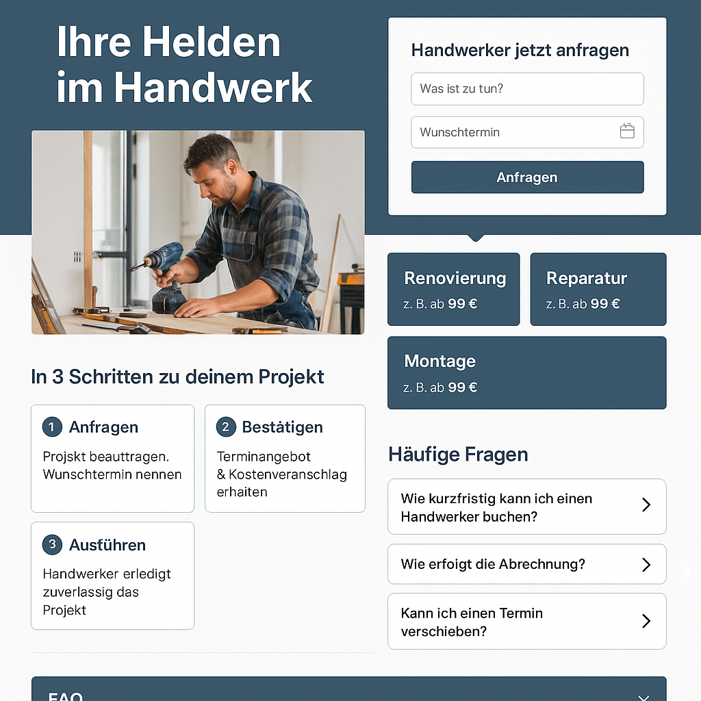 Lokale Betriebe Branchen-Kit – Beispielbild